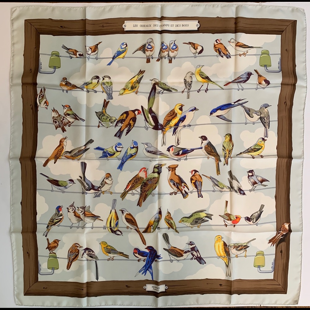 Hermès Scarf Les Oiseaux Des Champs Et Des Boris